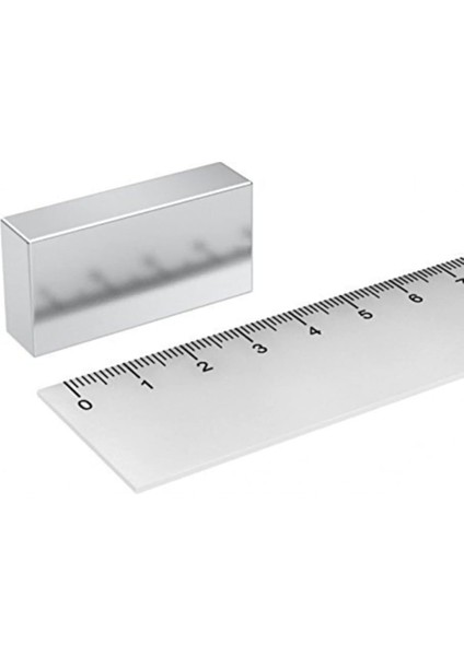 Mıknatıs 40X20X10 mm - 1 Adet Çok Güçlü Çekim