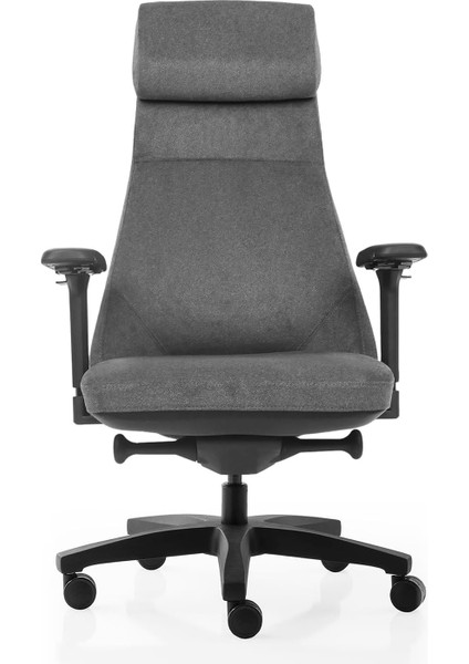 Konak Çalışma Koltuğu Large Kumaş Gri