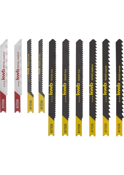 Kutulu Dekupaj Testere Seti 10 Parça S30-49617230