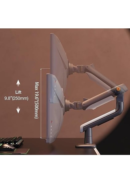 Bayou A5-Gaming, 2-18 kg Uyumlu, 27INCH-50INCH Aralığında Büyük Ekranlar Için Profesyonel Oyuncu Monitör Standı modelleri