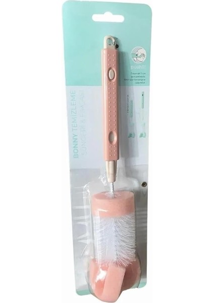 7cm Uzayabilen Matara/termos/şişe/kavanoz Temizleme Fırçası Süngerli (Turuncu)