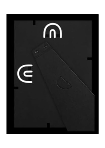 12 Parça 5x7 Galeri Duvar Resim Çerçevesi Seti Siyah - Cilalı Pleksiglas ile Kompozit Ahşap - Duvar ve Masa Üstü Için Yatay ve Dikey Biçimler modelleri