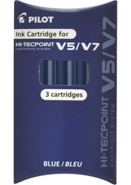 V7 Hi-Tecpoint Yedek Kartuş Mavi 3'lü 2li Paket