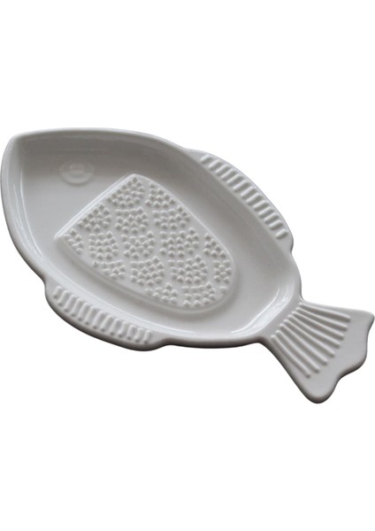 Lüks Porselen Balık Figürlü Bebek Elma Rendesi Meyve Sebze Püre Rendesi Mama Rendesi