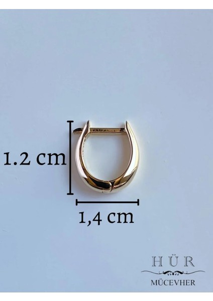 14 Ayar Altın Mini Boy Damla Küpe fırsatları