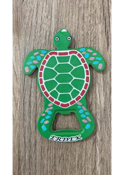 Erdek Temalı Plastik Şişe Açacağı Magnet Buzdolabı Süsü Açacak (KOD:934)