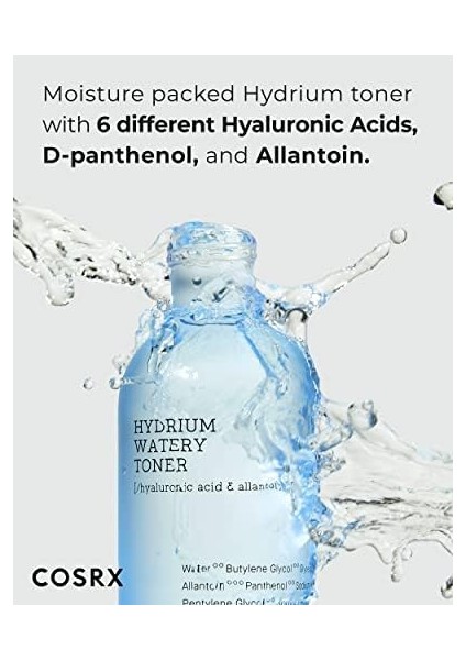 Cosrx Hydrium Watery Toner 150ML Nemlendirici Tonik modelleri