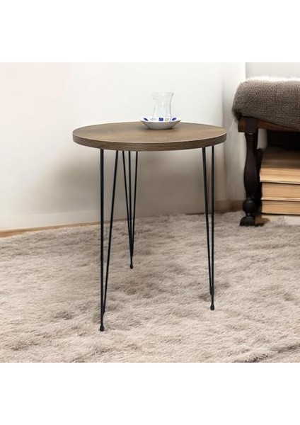 Tekli Yuvarlak Zigon Sehpa (Barok) Metal Tel Ayak fiyatları