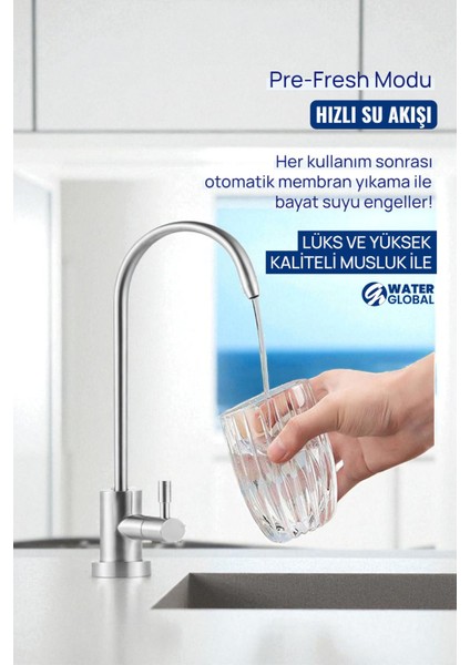 Su Arıtma Cihazı Direkt Akışlı Tanksız | 800 Gpd Tanksız • 5 Aşamalı (Üreticiden) fırsatları