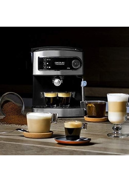 Cumbia Power Espresso 20 Barista Aromax Espresso Makinesi, 2900W, 2 Isıtma Sistemi, 20 Bar Basınç Pompası,, Çift Çıkışlı Filtre Tutucu ve 2 Filtre (Basic) fiyatları
