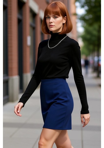 Kadın Şık Crop Balıkçı Yaka Slim Kalıp Örme Fitted Vücuda Oturan Parmak Detaylı Fitilli Esnek Bluz fırsatları