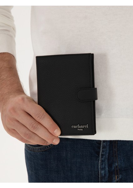 Erkek Siyah %100 Deri Cüzdan 50314135-VR046