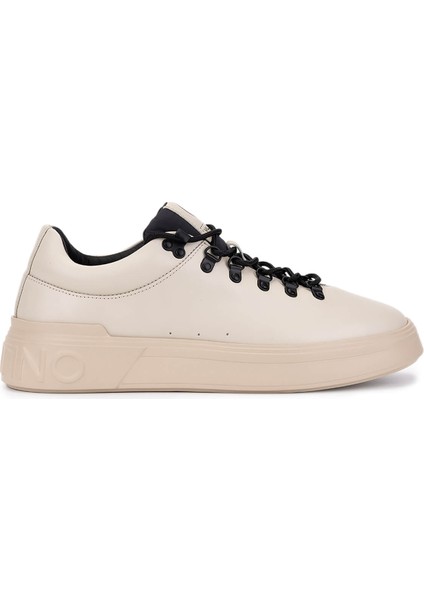 Erkek Deri & Tekstil Kırık Beyaz Sneakers & Spor Ayakkabı 1040 92R2107 Erk Ayk SK25-26 Off Whıte
