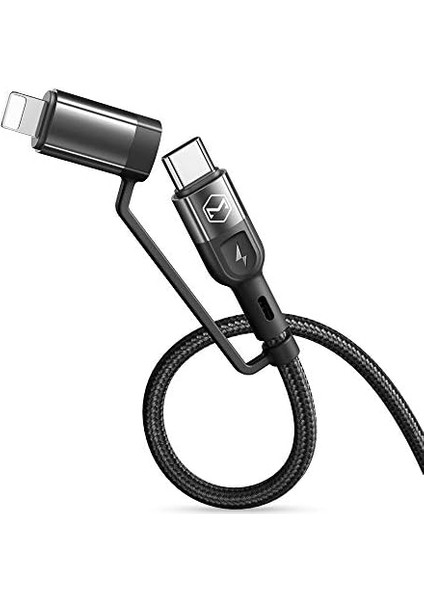 CA-8070 60W 3A 4IN1HIZLI Şarj Kablosu 1.2m-Siyah fiyatları