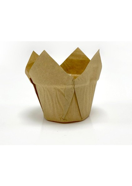 Hediye Sepeti 50&apos;li Kalın Lale Kapsül Muffin Kek Kalıbı, Içi Yağlı Kağıt, Konsept, Kağıdı Doğum Günü Parti Dekorasyonu Için