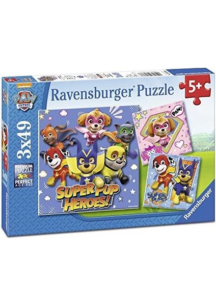 3X49P Puz Paw Patrol, Çok Renkli modelleri