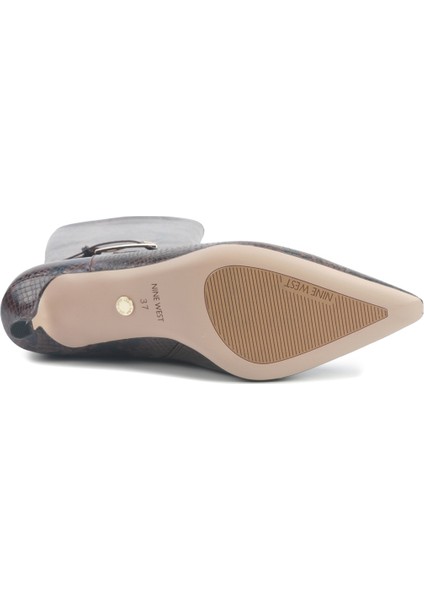 Shonda4 5pr Kahverengi Kadın Topuklu Çizme fırsatları