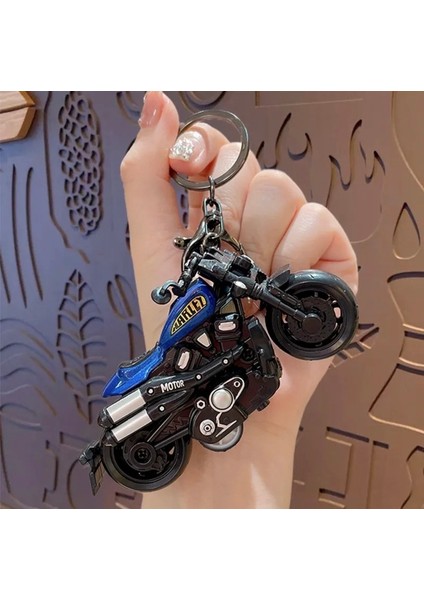 Mini Motor Plastik Anahtarlık