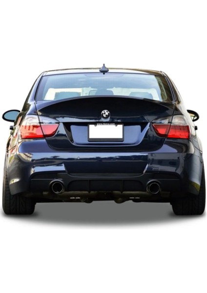 Bmw E92 2007-2012 M Difüzör (Plastik) Parlak Siyah