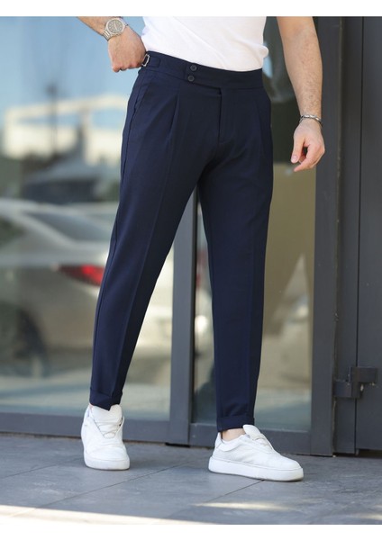 Old Money Pileli Likralı Kumaş Pantolon modelleri