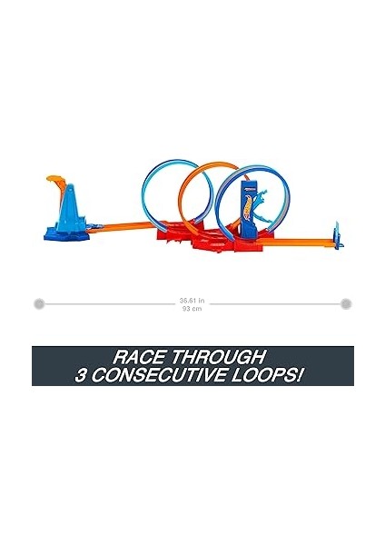 Wheels Ultra Hots Çılgın Çember Yarışı Seti, 4 Yaş ve Üzeri modelleri