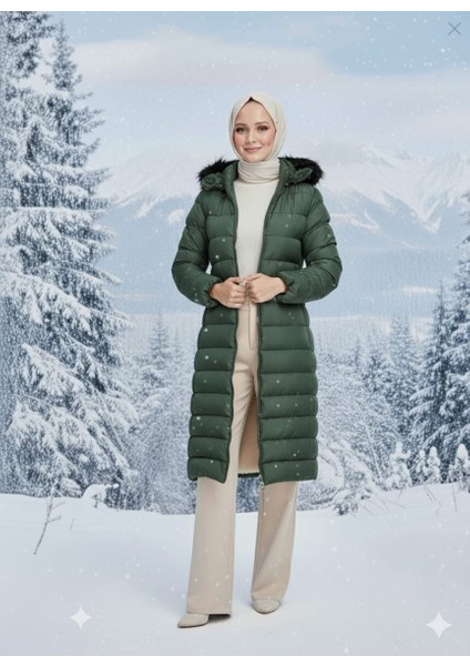 Kadın Genç Spor Büyük Beden Içi Tamemen Kürklü Şişme Mont fiyatları