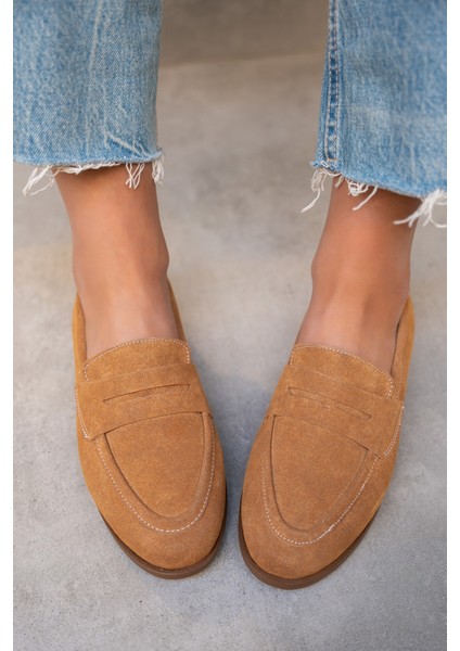 Desna Taba Süet Düz Taban Ayakkabı fiyatları