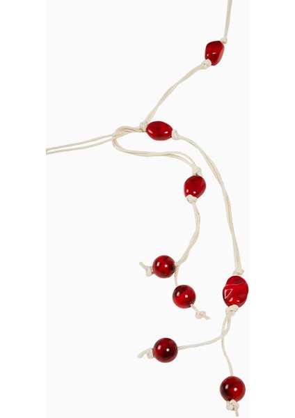 Boho Boncuk Örgülü Kemer Bej modelleri