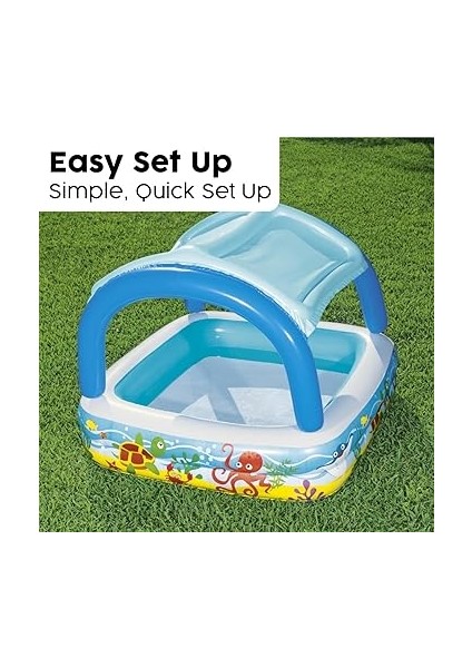 Gölgelikli Oyun Havuzu 1.40M x 1.40M x 1.14M indirimleri