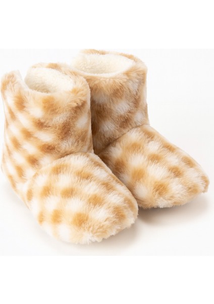 Çocuk ve Bebek Panduf, Kışlık Peluş Bot, Yumuşak, Sıcak Tutan, Kaymaz Tabanlı Ev Içi Patik, Ev Botu
