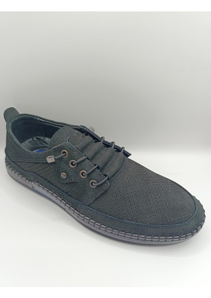 Içi Dışı Hakiki Deri Jelli Taban Lastikli Bağcıklı Erkek Yazlık Rahat Günlük Hafif Çarık Ayakkabı modelleri