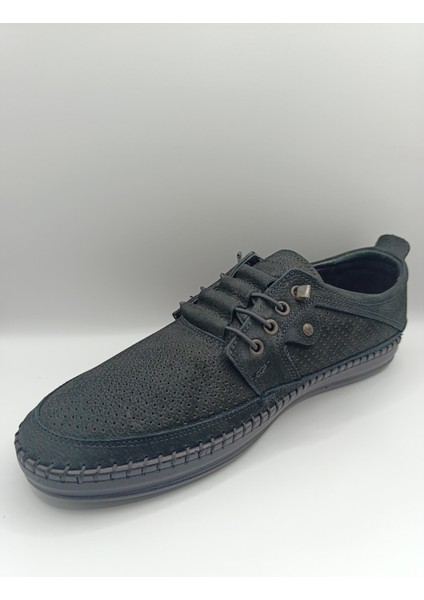 Içi Dışı Hakiki Deri Jelli Taban Lastikli Bağcıklı Erkek Yazlık Rahat Günlük Hafif Çarık Ayakkabı fırsatları