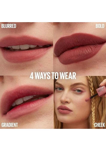 Super Stay Teddy Tint Uzun Süre Kalkıcı Likit Mat Tint 55 Knee High indirimleri