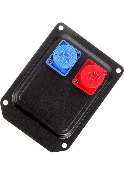 Hoparlör Soketi Metal Panel Ses Hoparlör Malzemeleri Dayanıklı Mikrofon Çift Delikli Soket Mikrofon Ses Konektörü Adaptörü Dıy Ses Hoparlör Paneli Ses Hoparlör Metal Kadın Paneli