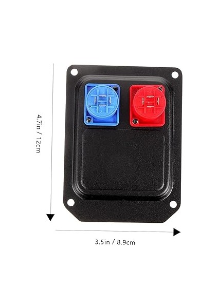 Hoparlör Soketi Metal Panel Ses Hoparlör Malzemeleri Dayanıklı Mikrofon Çift Delikli Soket Mikrofon Ses Konektörü Adaptörü Dıy Ses Hoparlör Paneli Ses Hoparlör Metal Kadın Paneli fiyatları