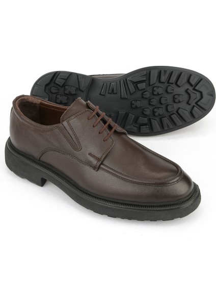 , Erkek Hakiki Deri Ayakkabı 1531007Z4203 Kahve fırsatları
