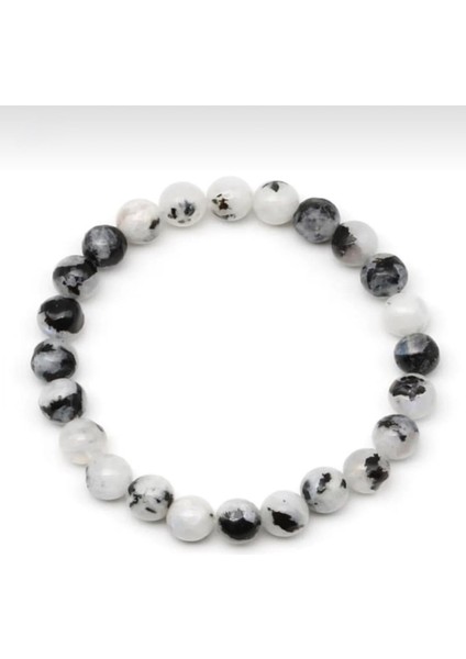 Ay Taşı Doğal Taş Bileklik 8 mm