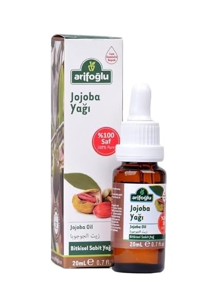 Arifoğlu Jojoba Yağı 20ML | Arifoğlu Jojoba Oil 20ML.%100 Saf modelleri