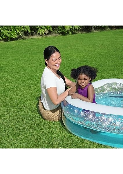 1.50M x 1.27M x 43CM Sparkle Shell Çocuk Havuzu indirimleri