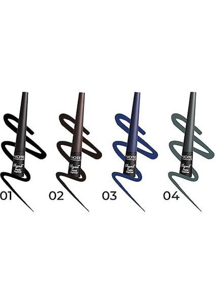 Elegant Matte Dipliner Waterproof Mavi, 03 Navy Blue indirimleri