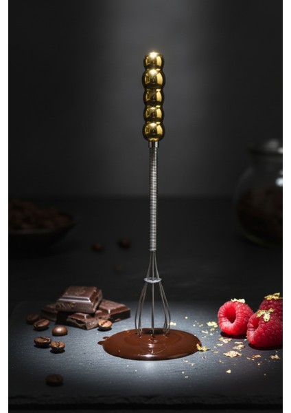 Morwood Gold Saplı Mini Artisan Çırpıcı 18 cm