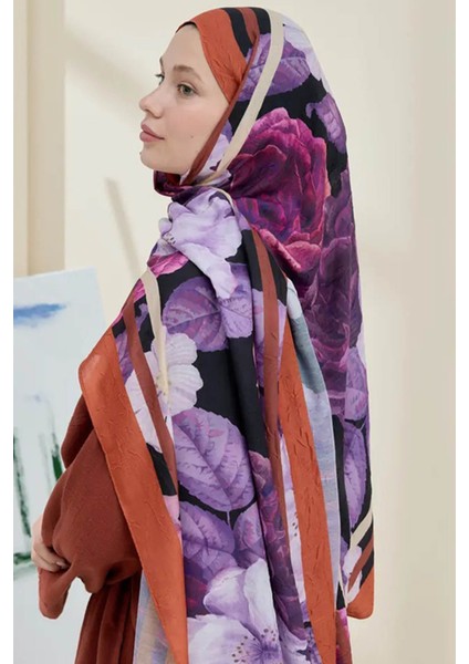 Gül Desen Bambu Şal fiyatları