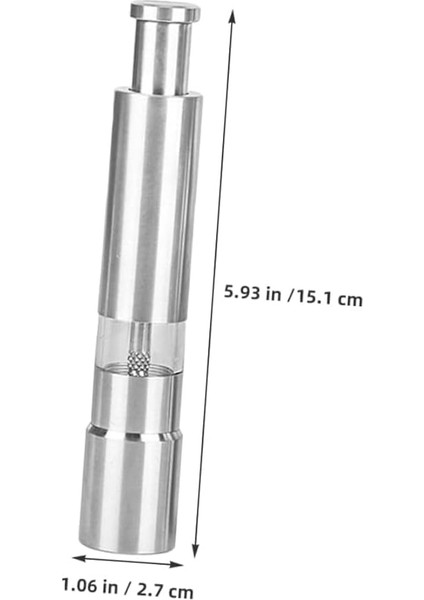 Home 2'li Çelik Manuel Basmalı Karabiber ve Tuz Değirmeni Seti – Baharat Değirmeni, Paslanmaz Çelik, Ergonomik Tasarım, Dayanıklı Öğütücü Mekanizma modelleri