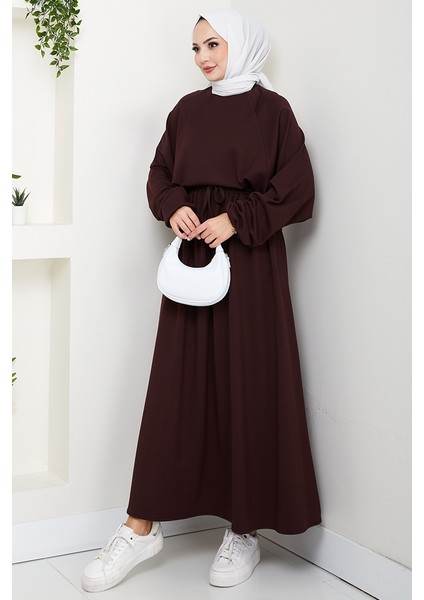 Evsan Tunik Etek Oysho Ikili Takım 1650 - Kahve modelleri