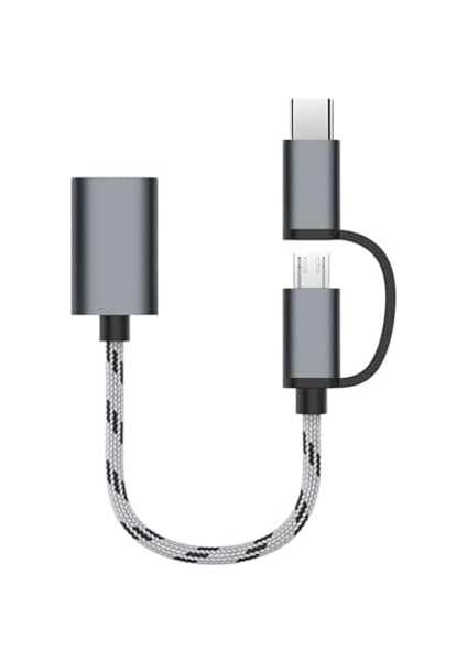 USB 3.0 Otg To Type C Micro USB Data Şarj Çevirici Dönüştürücü Adaptör 4901 modelleri