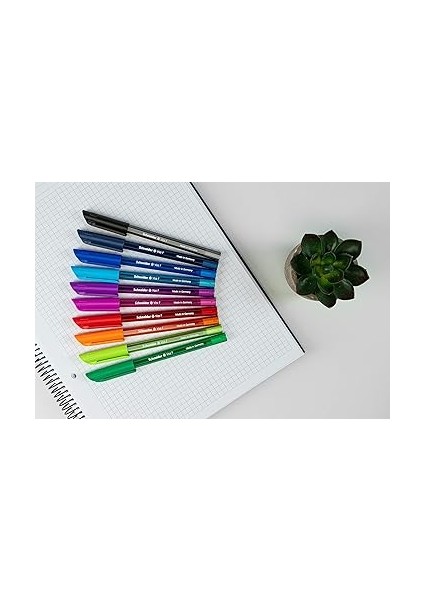 102290 Vizz Tükenmez Kalem (Kolay ve Hızlı Yazmak Için, Yazı Renginde Şaft, Çizgi Genişliği M) 10 Adet indirimleri