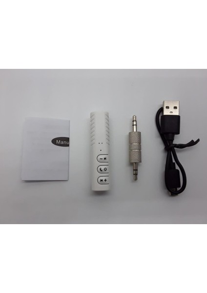 Bluetooth Araç Kiti Hands Free Müzik Alıcısı Ses Adaptörü Aux Siyah modelleri