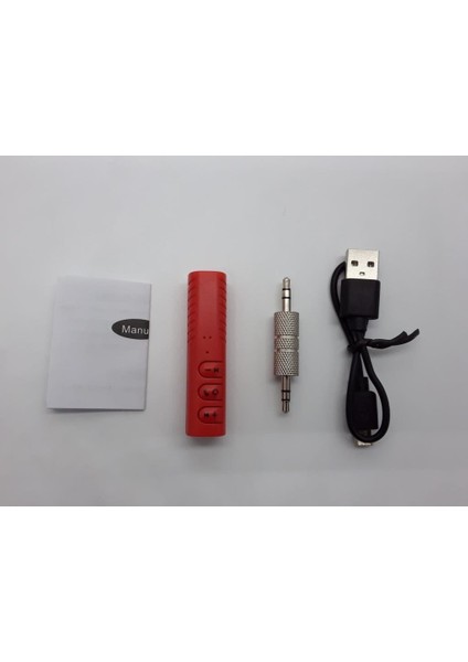 Bluetooth Araç Kiti Hands Free Müzik Alıcısı Ses Adaptörü Aux Siyah fırsatları