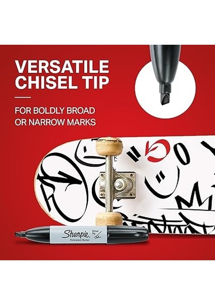 38203 Chisel Kesik Uçlu Mavi Permanent Kalem modelleri