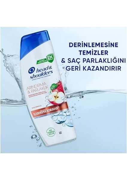 Head & Shoulders Arındırma ve Parlaklık Kepeğe Karşı Etkili Şampuan 330ML